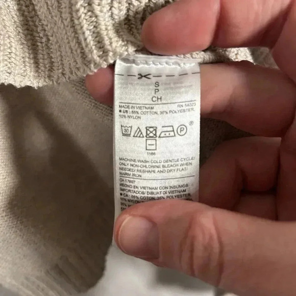 Old Navy Cardigan Womens Maternity Small Tan Open Front Long Sleeve - Picture 7 of 10